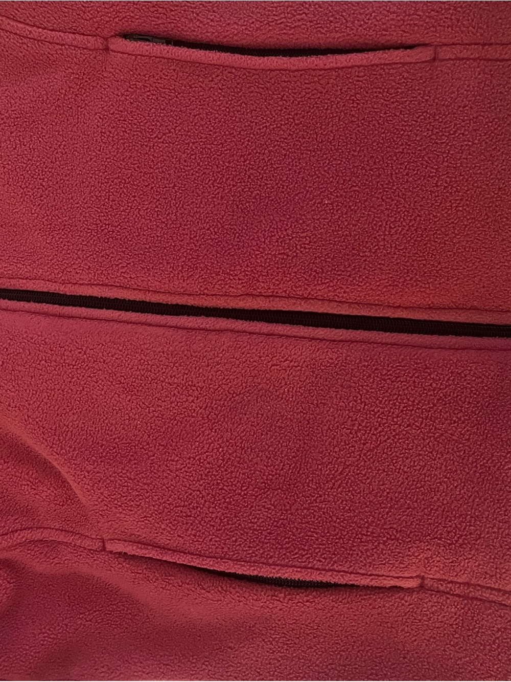 Women's Zip-Up Teddy Jacket in Deep Rose Pink Greenbrier M - Picture 4 of 5